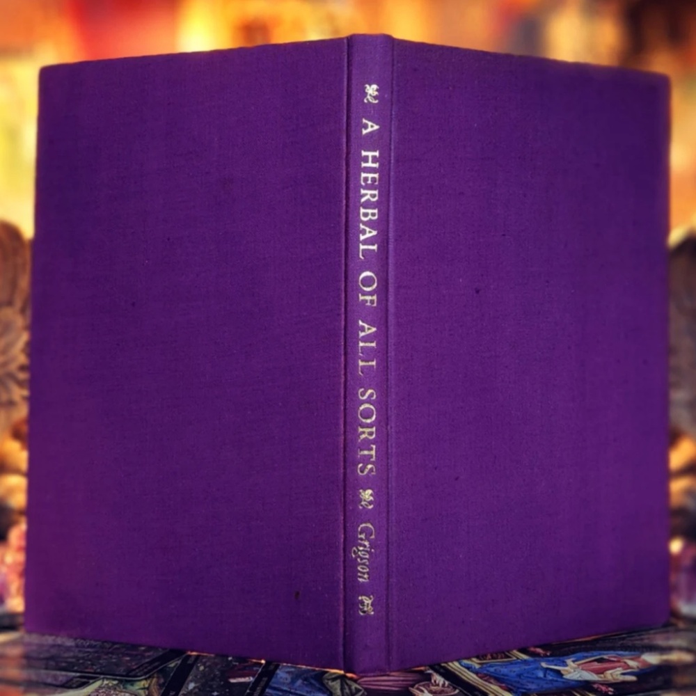 A HERBAL Witchcraft Herbalism Wort Cunning Magick Mythology Botany Hardcover